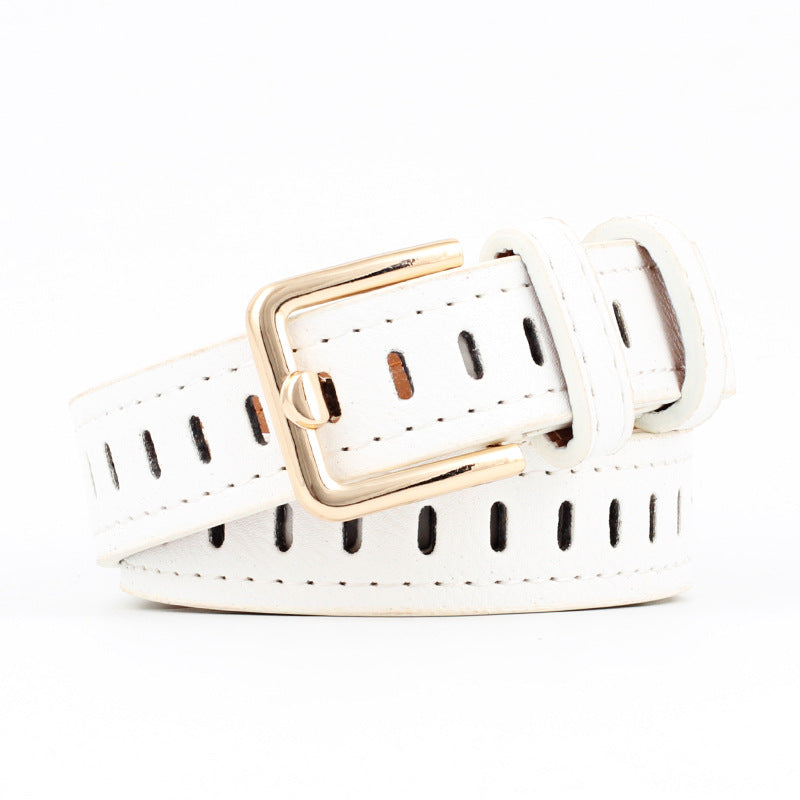 Fashion Ladies Without Needle Hollow Belt