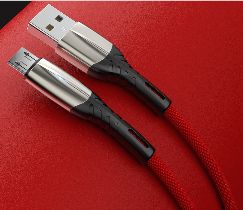 Câble de données Android en tissu tressé