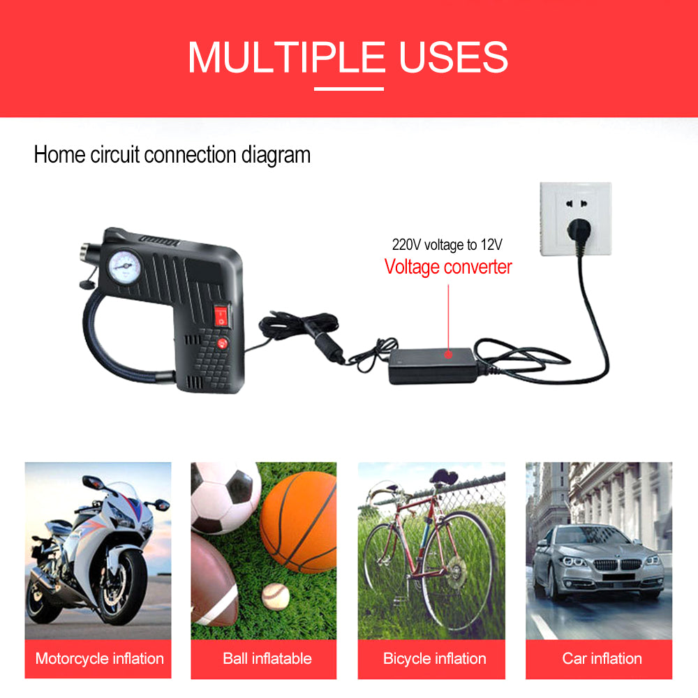 Multifunctional car air pump
