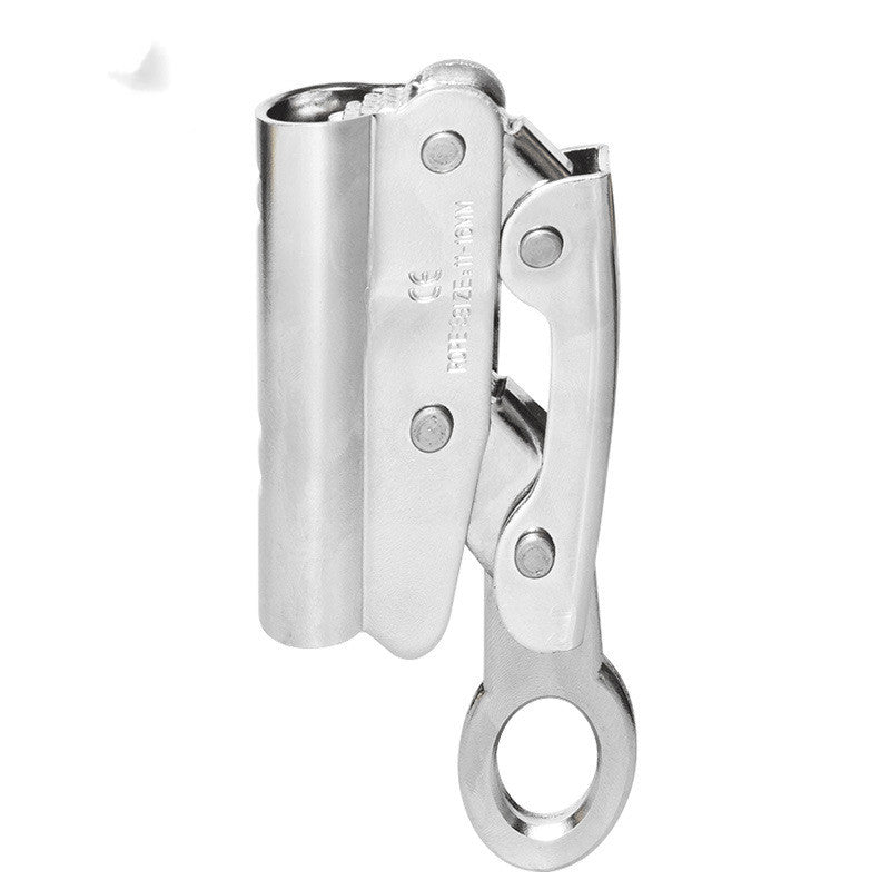 High-altitude safety rope self-locking device