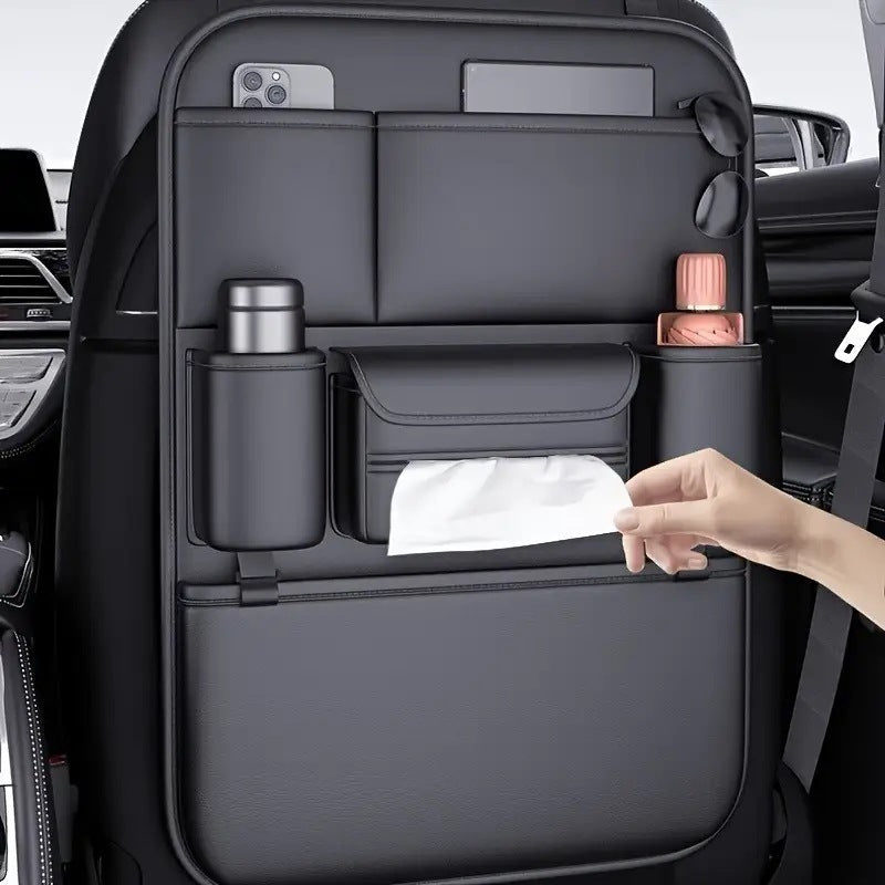 Car Seat Back Storage Buggy Bag Leather