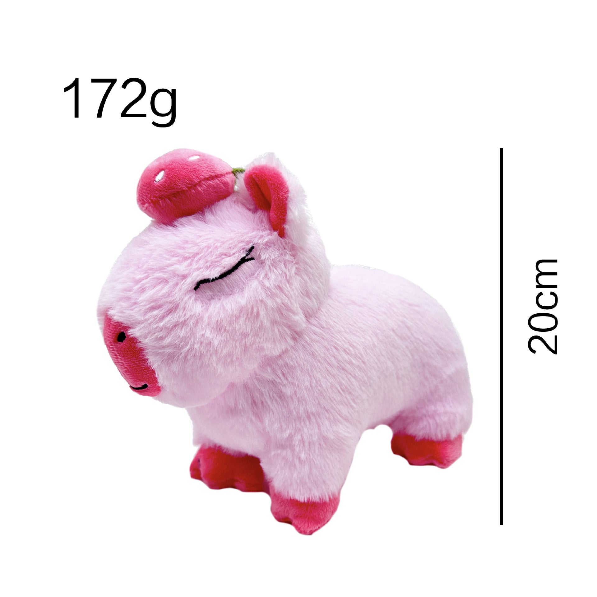 Orange Chicken Stuffed Orange Capybara Plush Toy
