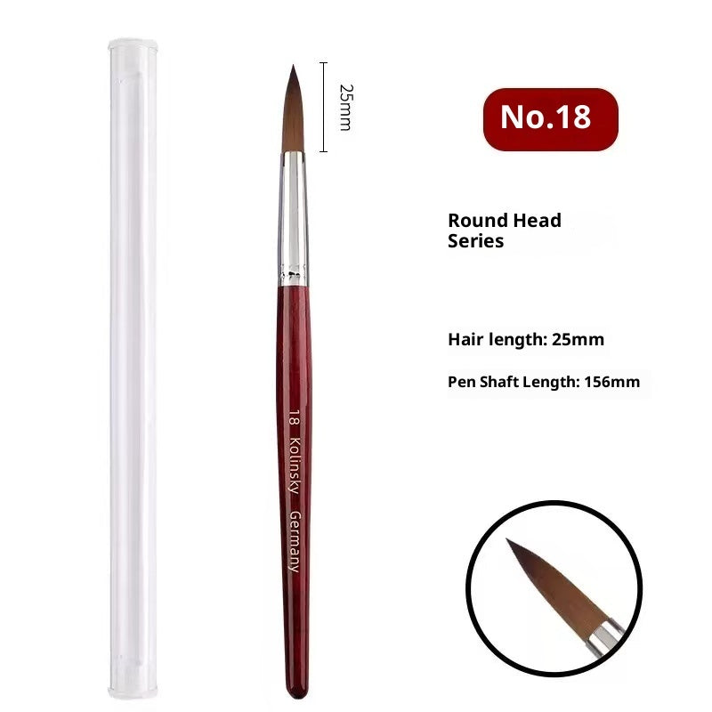 Watercolor Crystal Siberian Mink Crystal Pen