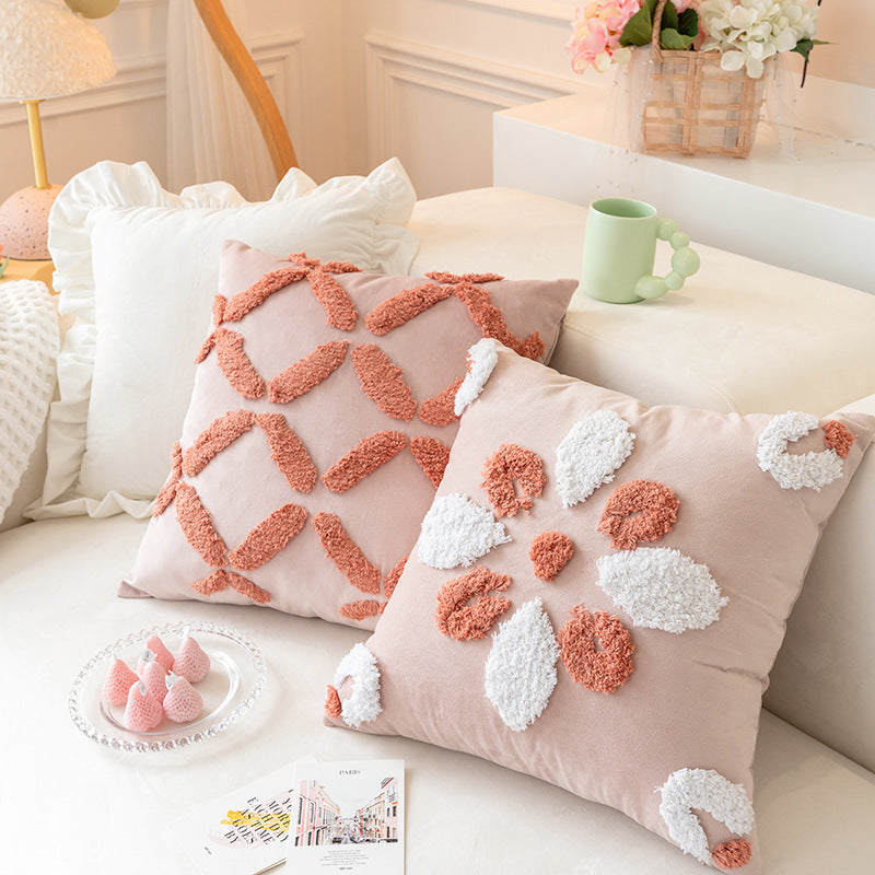 Nordic Cushion Three-dimensional Tufted Bed & Breakfast Pillowcase