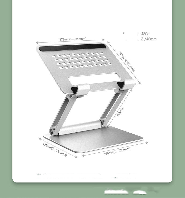 Support pour tablette portable et pliable, télescopique pour bureau
