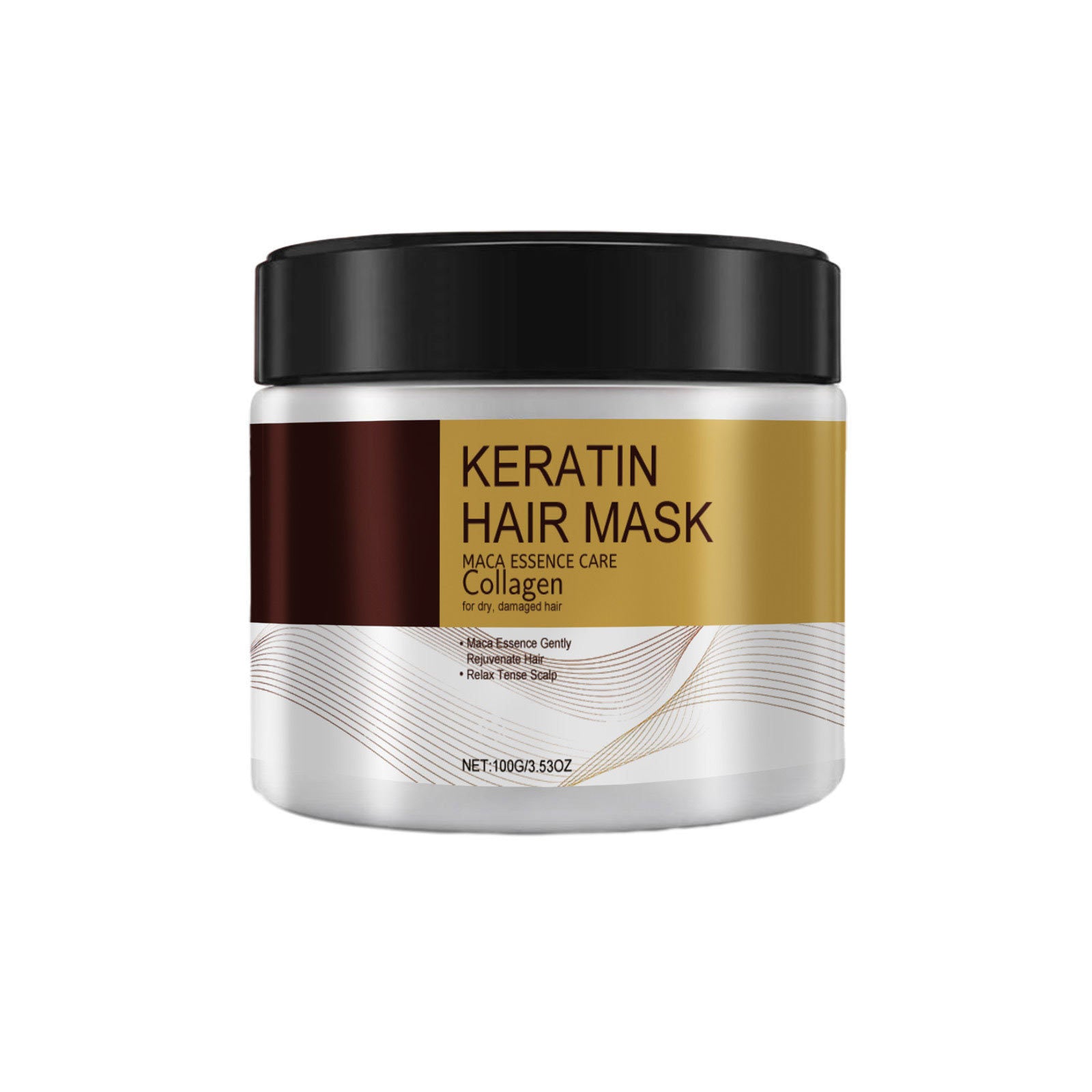 Masque Capillaire Réparateur Hydratant Réparation Profonde Cheveux Abîmés Anti-dessèchement Pointes Fourchues Anti-chute