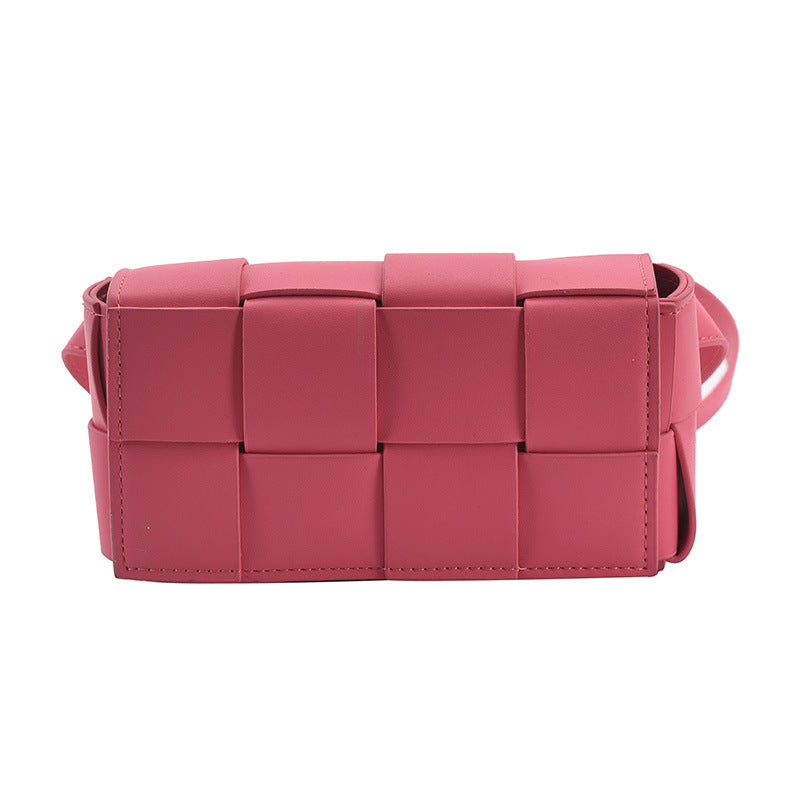 Leather Belt bag Fashion All-match Chest Bag Shoulder Messenger Small Square Bag