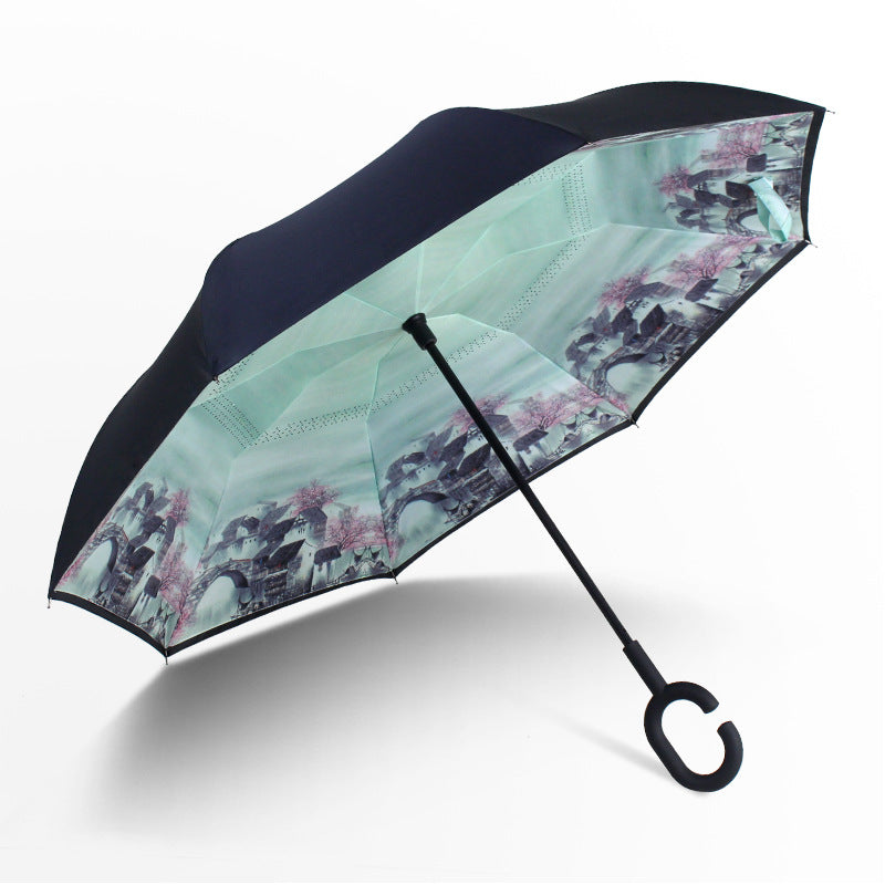 Car reverse umbrella