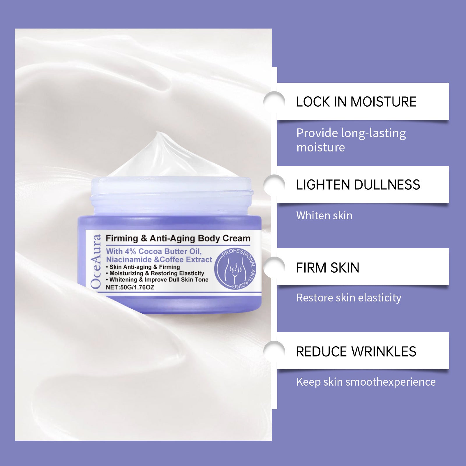 Body Cream Moisturizing And Nourishing Hydrating And Firming