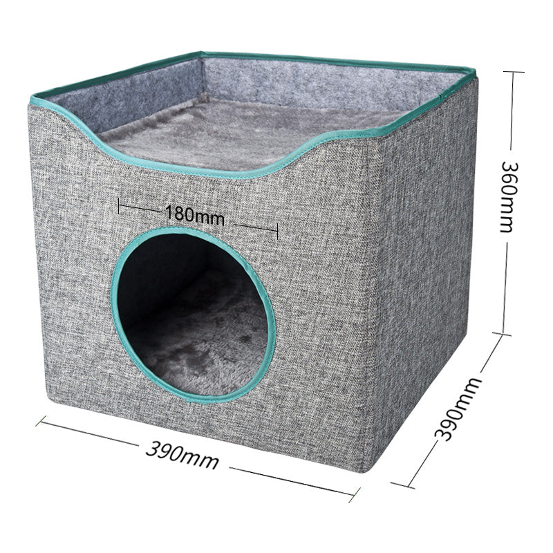 Closed, Easy To Clean, Deep Sleep, Double-Layer Four-Season Universal Large Pet Nest