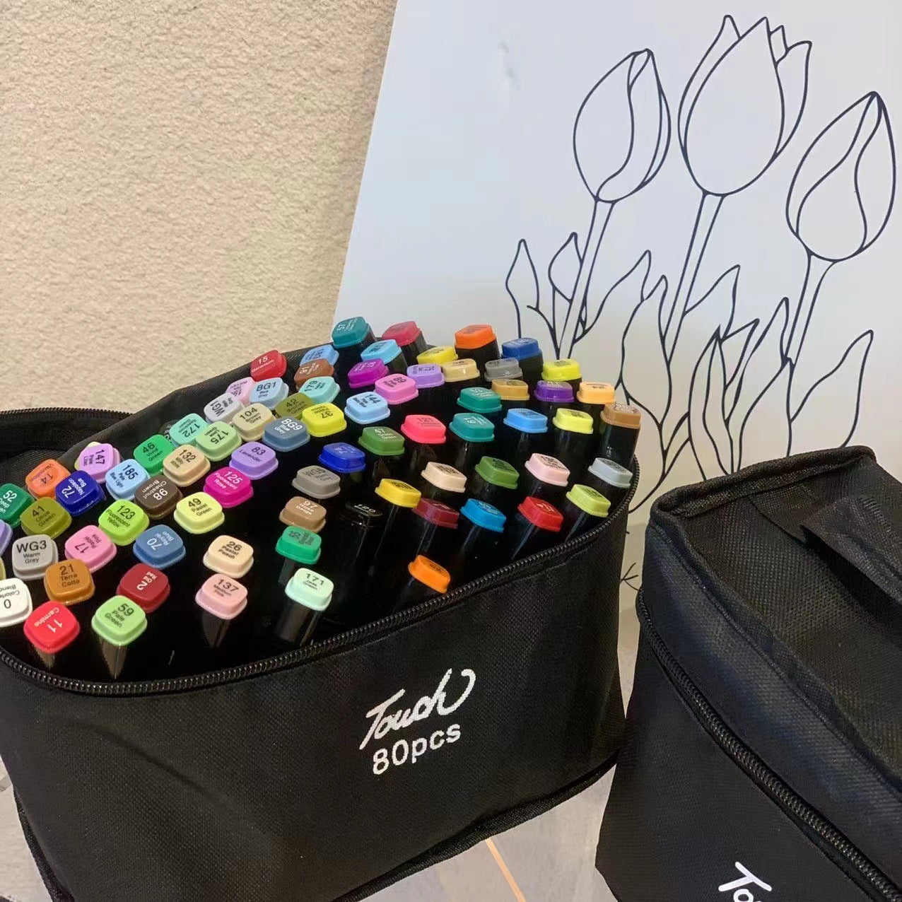 Double-ended Marker Oil-based Watercolor Pen Painting