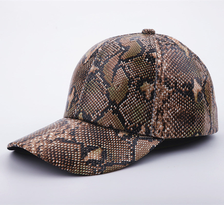 Fashionable New Snake Print Baseball Hat
