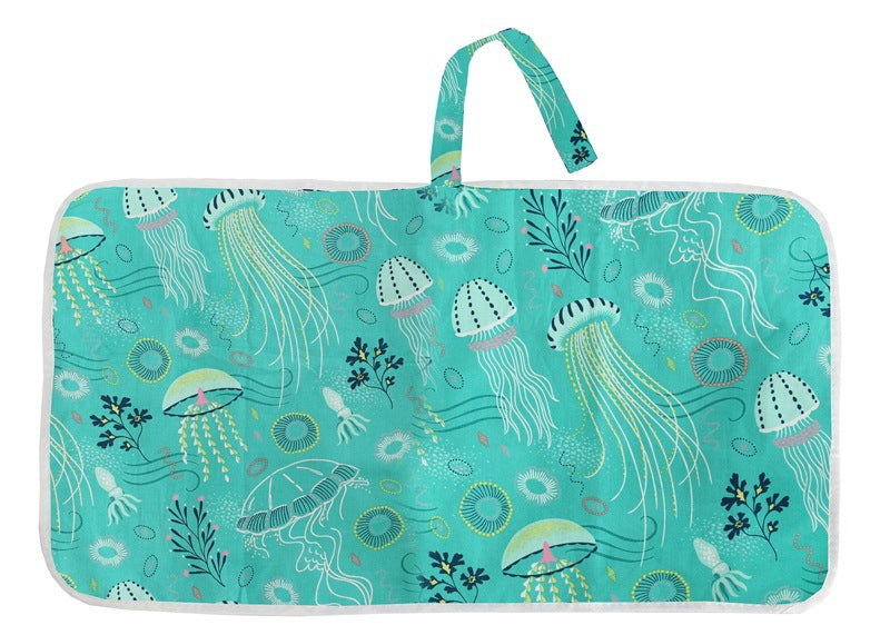 Foldable washable diaper bag
