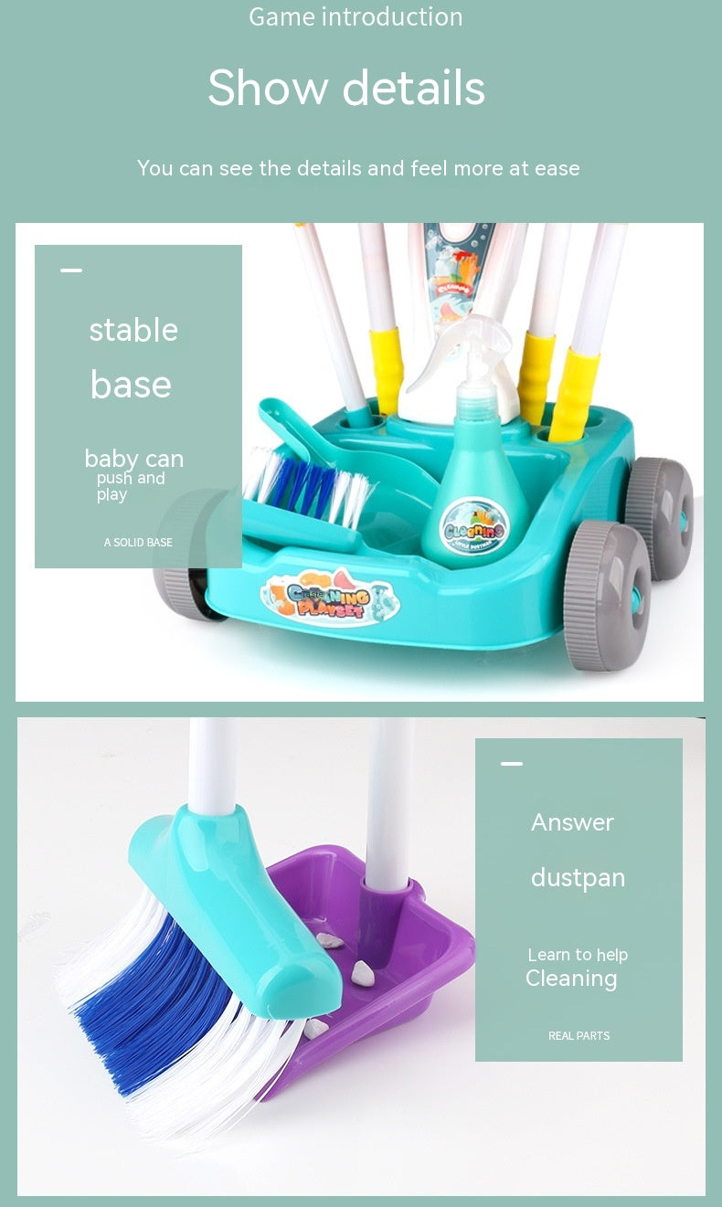 Children's Sweeping Toy Combination Suit Play House