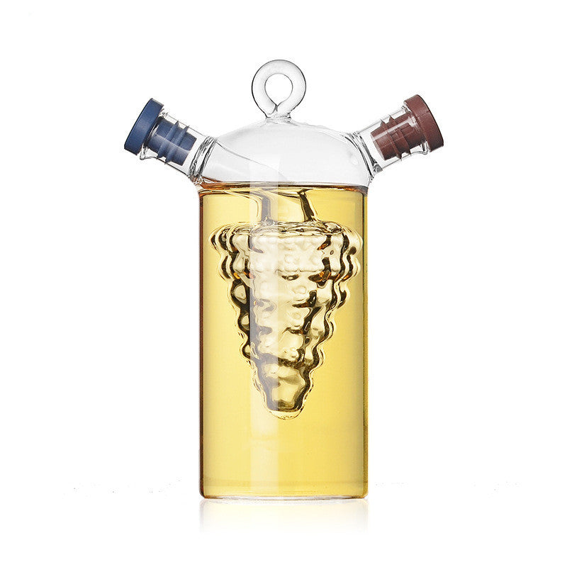 Creative Double-layer Restaurant Kitchen Supplies Soy Sauce Vinegar Bottle Oiler