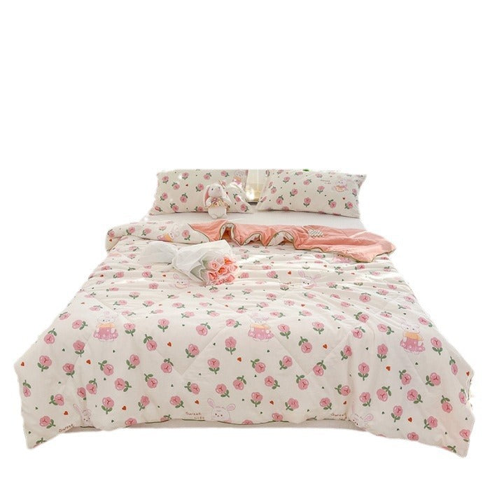 Class A Double-layer Yarn Soybean Quilt Four Seasons