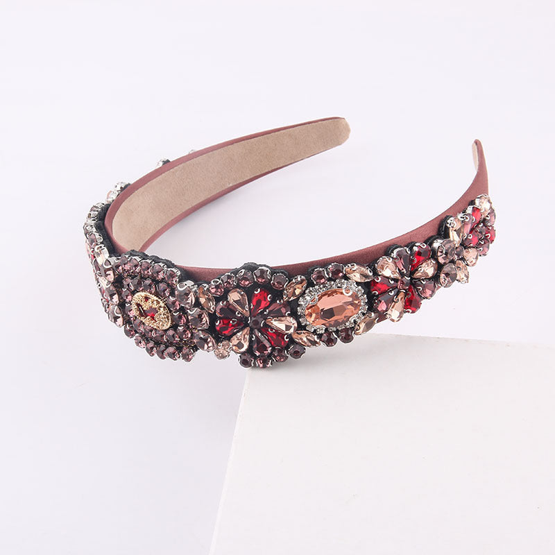 Fashion And Fully-jewelled Gorgeous Baroque Headband