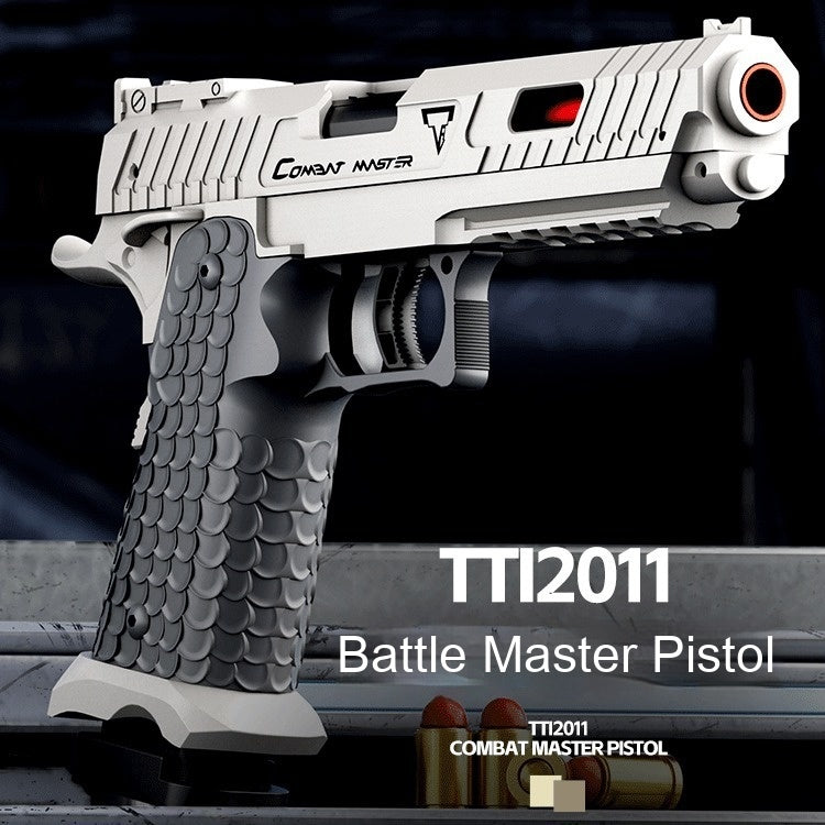 Tactical Master Pull Bolt Continuous Hair Throwing Shell Pistol Toy Gun Mechanical