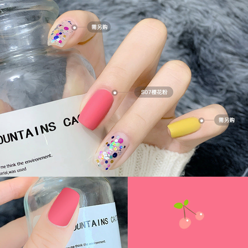 Water-based Matte Nail Polish Autumn And Winter Color Matte Matte Texture