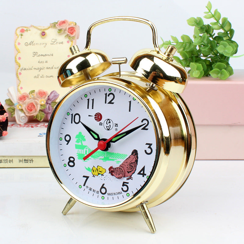 Elementary School Student Alarm Clock Wake Up Retro