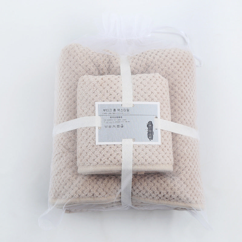 Absorbent Towel Set For Daily Use At Home