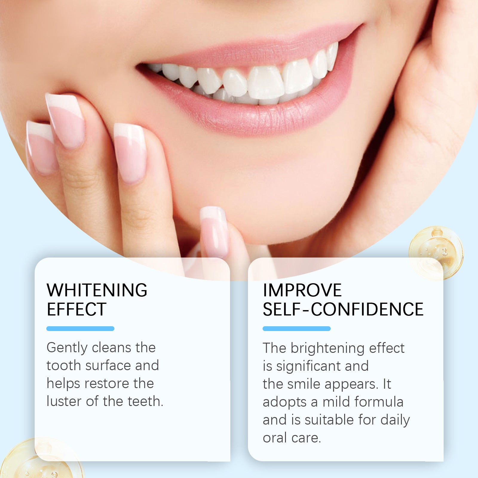 Mild Cleaning Teeth Stains Yellow Stains Gloss
