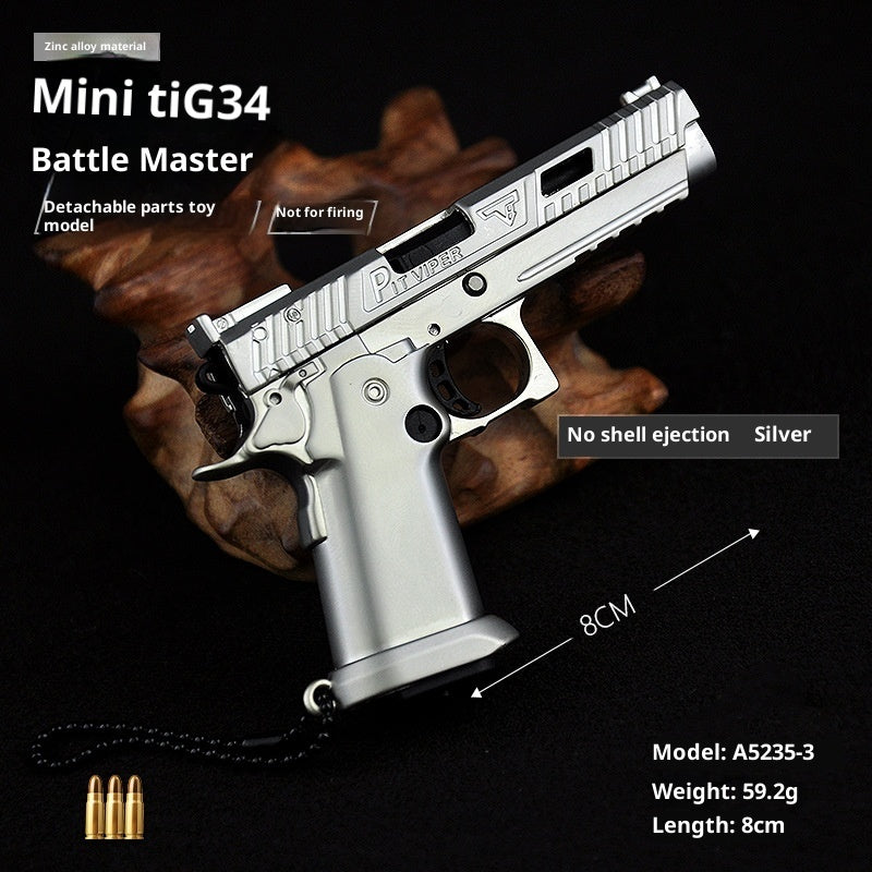 Mini Pendant Pistol Detachable Model Keychain Decoration