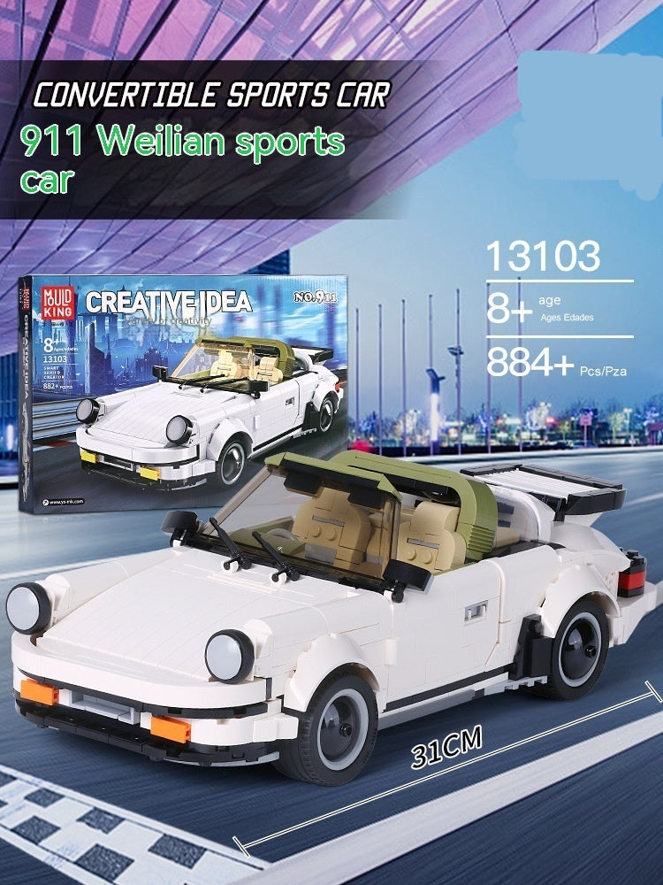 Jouets à assembler soi-même pour enfants Open 911 Sports Car GTR Racing