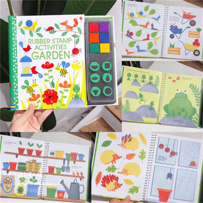 Kids Stamp Game Finger Coloring Book