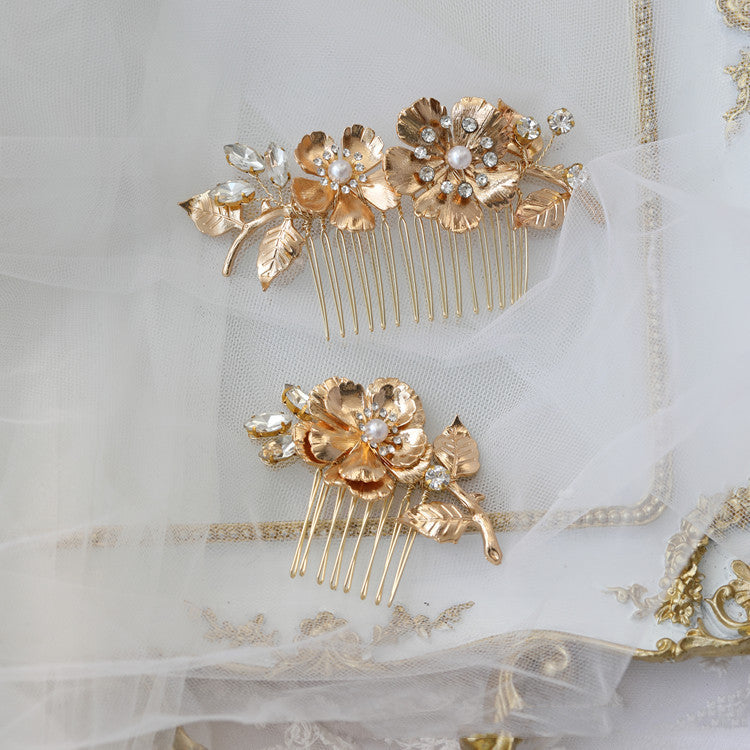 Women's Vintage Flower Rhinestone Hair Accessories