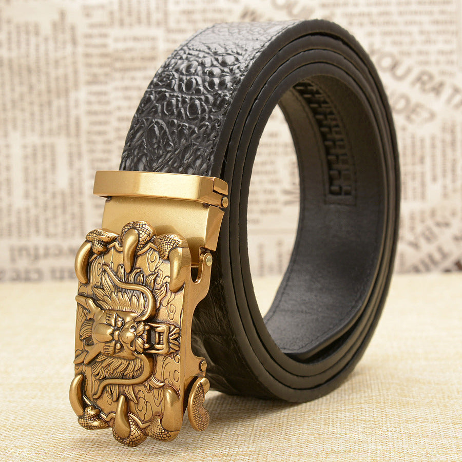 Men's Retro Leather Casual Automatic Belt