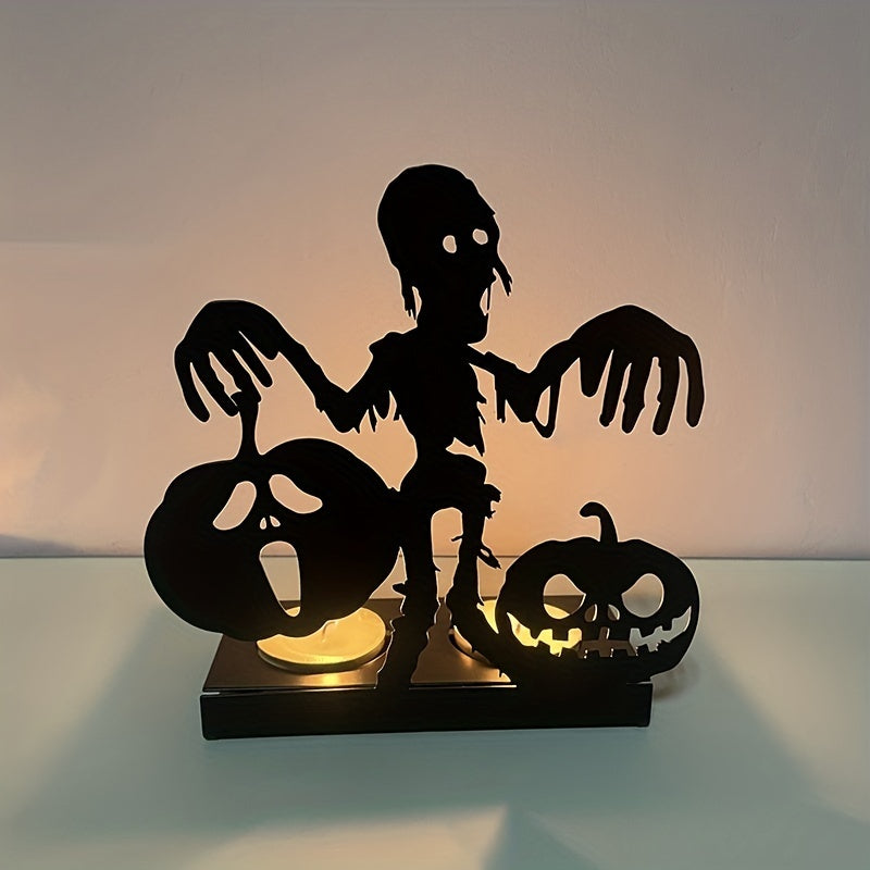 Skeleton Candle Holder Metal Iron Crafts Home Decor Candle Holders Candle Stick Holder Home Decoration