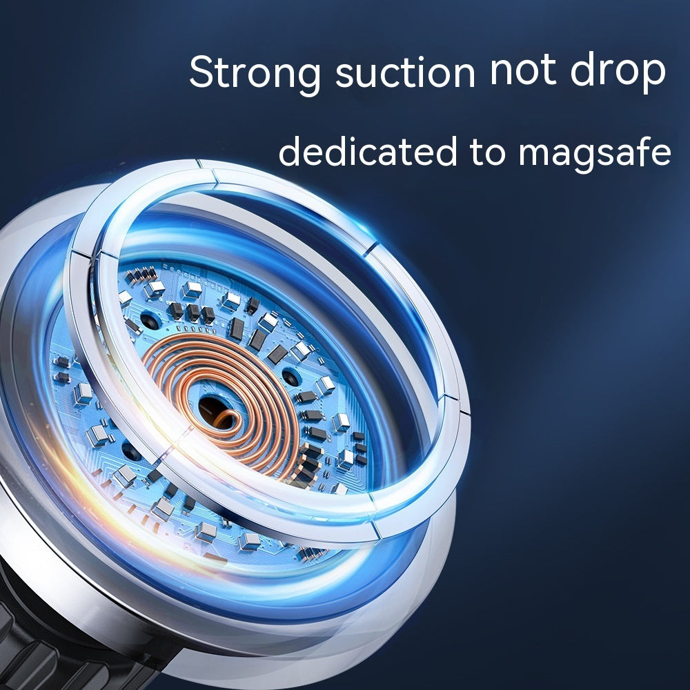 Magnetic Suction Wireless Charging Stand Car Air Outlet Lazy
