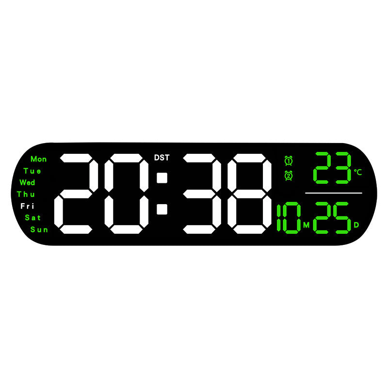 Multifunctional Clock Living Room Clock Large Screen LED Digital Alarm Clock Timing
