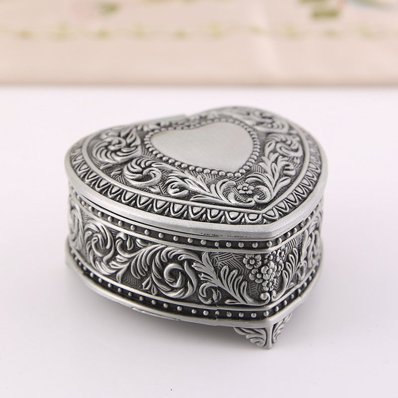 Boîte de rangement à bijoux, luxe léger, broche, boîte à bagues