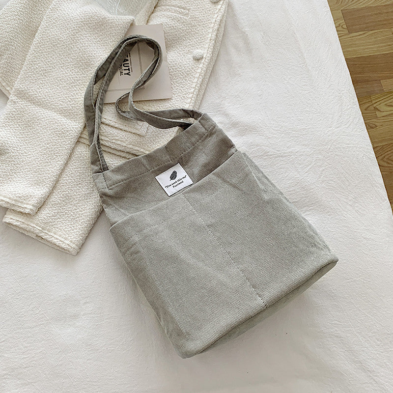 Large Capacity Leisure Shopping Bag Student Art Shoulder