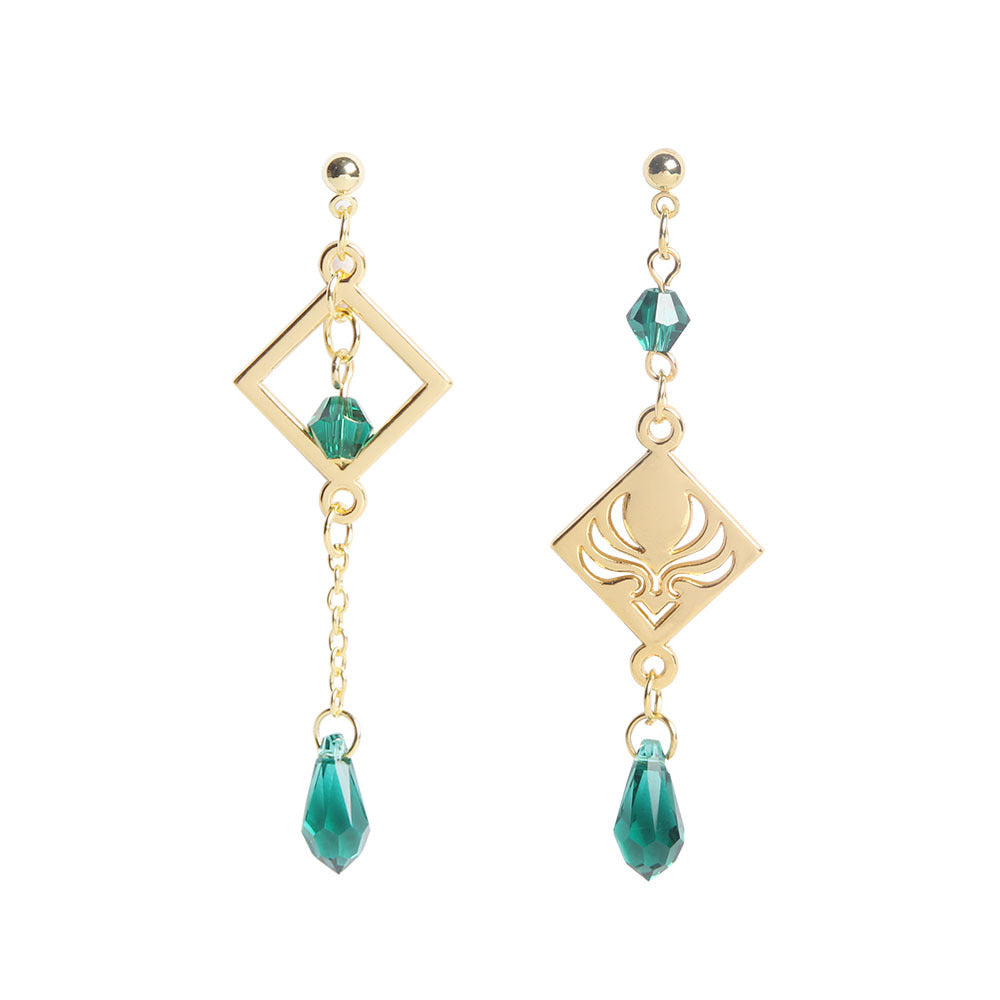 Fashion Plated Metal Earrings Are Unisex