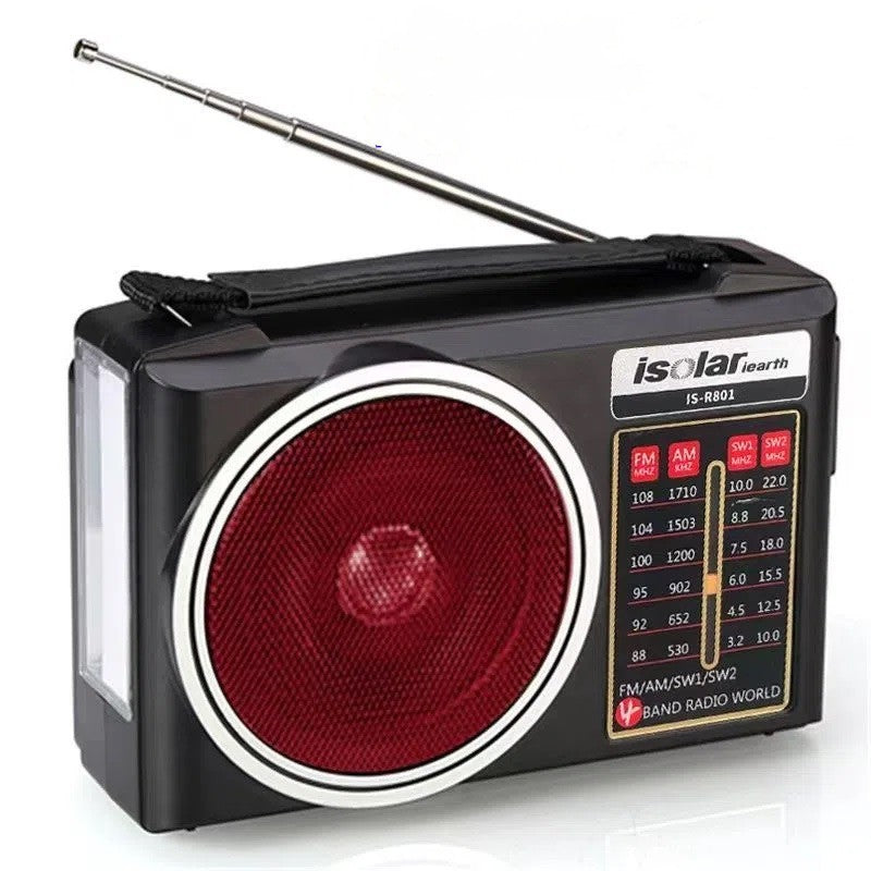 Radio à bande complète FM AM Ondes moyennes Diffusion FM Éclairage LED Portable