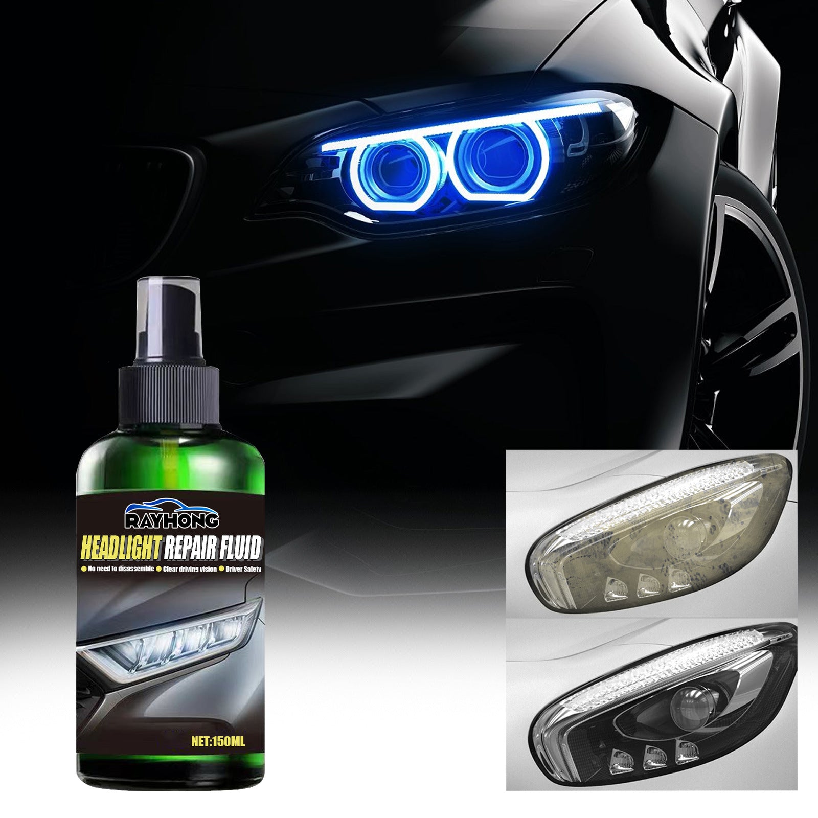 Car Lamp Repairing Liquid Repair Yellow Refurbished Coating Brightening