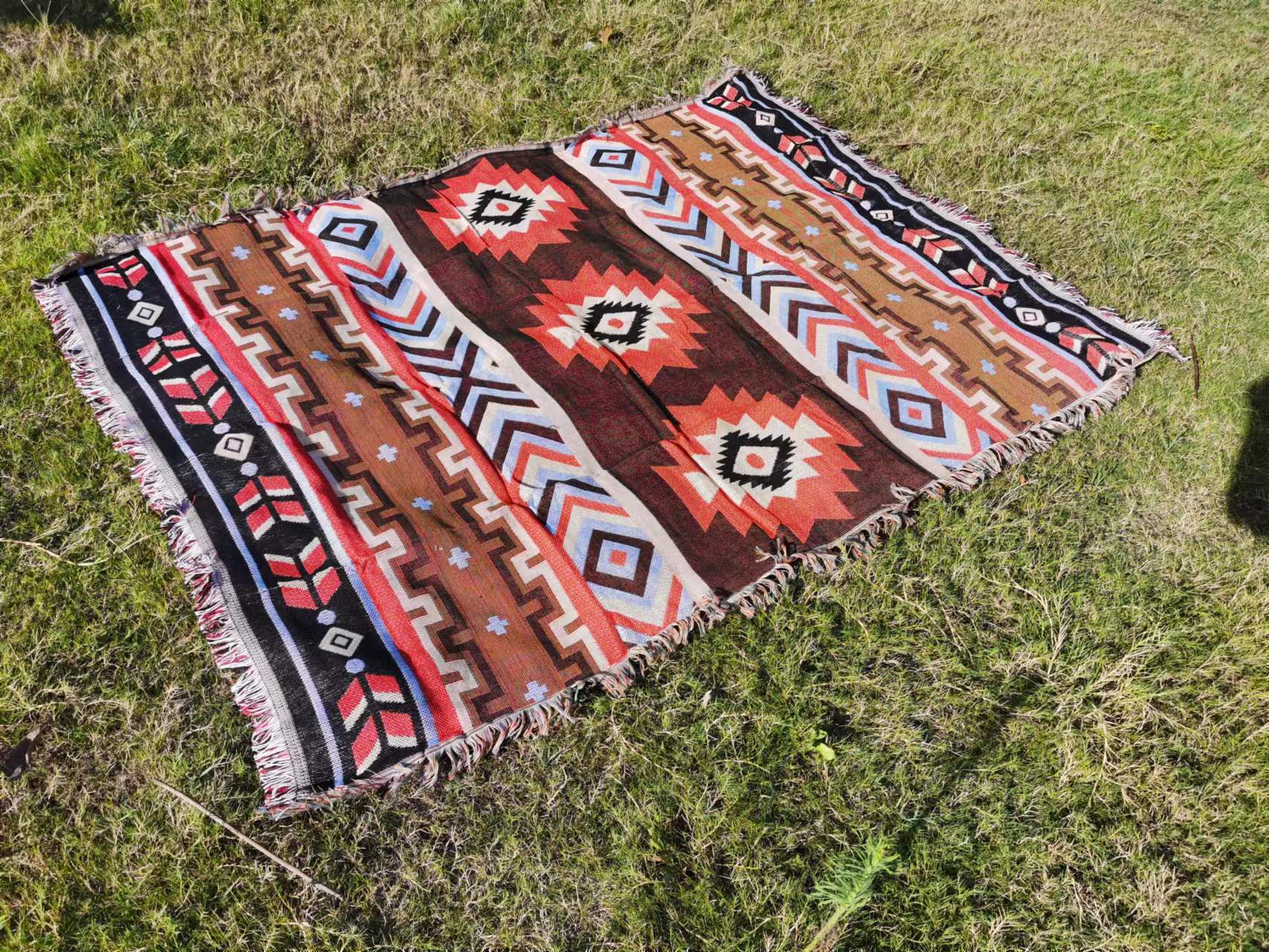 Creative Printed Woven Picnic Blanket