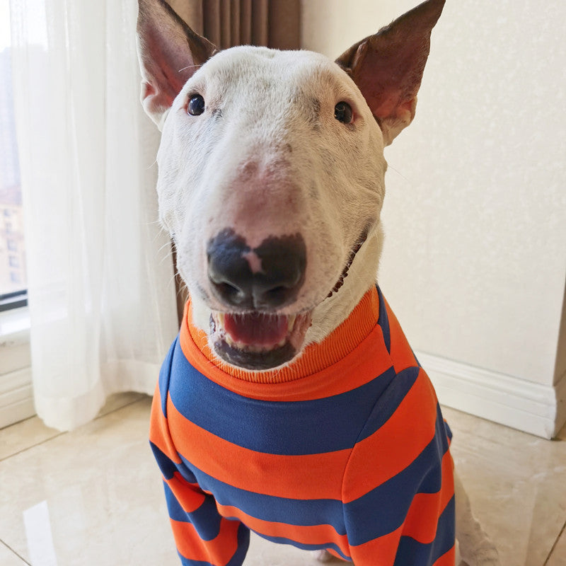 Fashion Cute Simple Striped Pet T-shirt