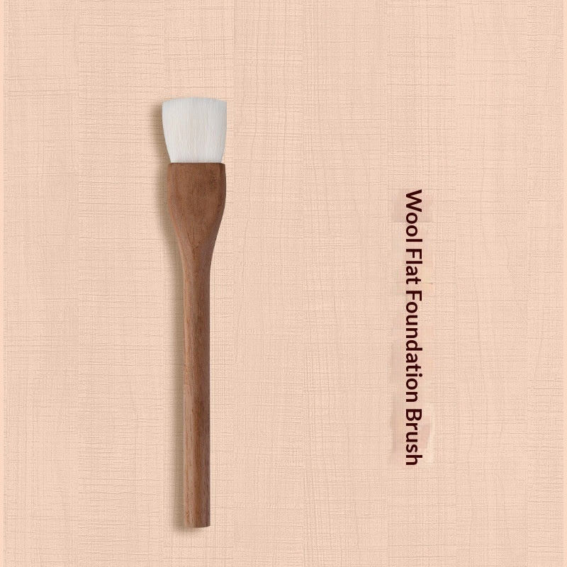 H Set Brush Vintage Soft Black Walnut Makeup Brush