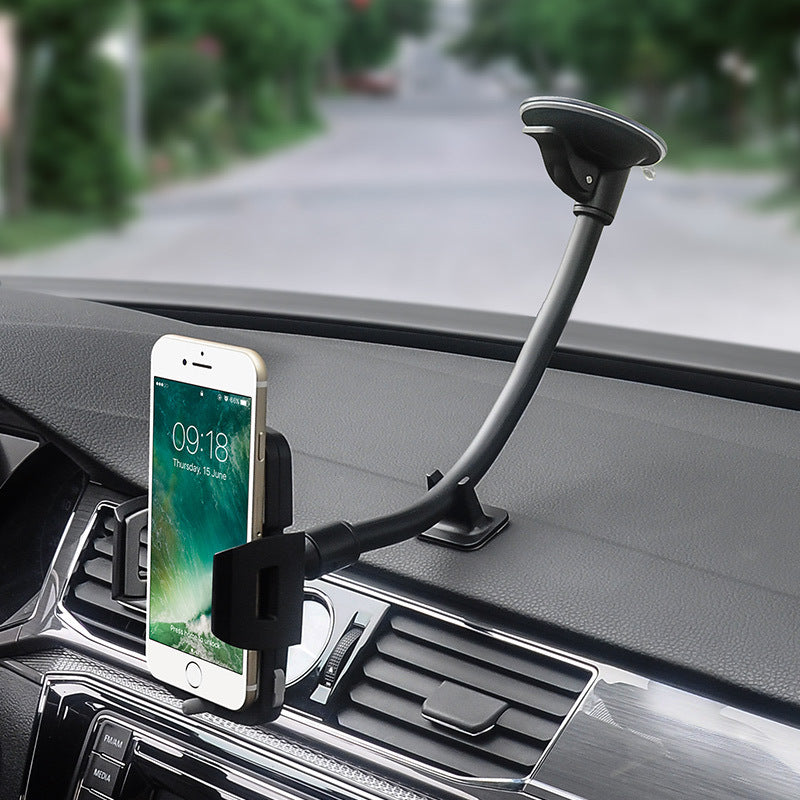 Car Windshield Long Rod Suction-cup Car Dashboard Stable Multi-function Mobile Phone Navigation Bracket