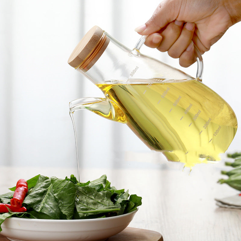 Household Fashion Seasoning Bottle Glass Oil Pot