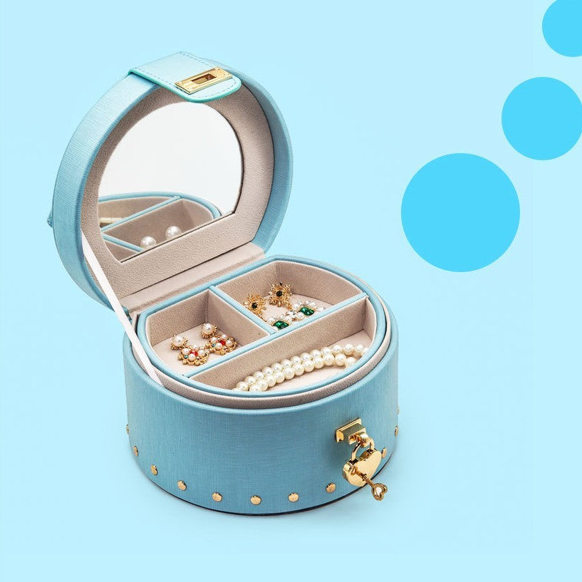 Creative High-end PU Leather Jewelry Storage Box