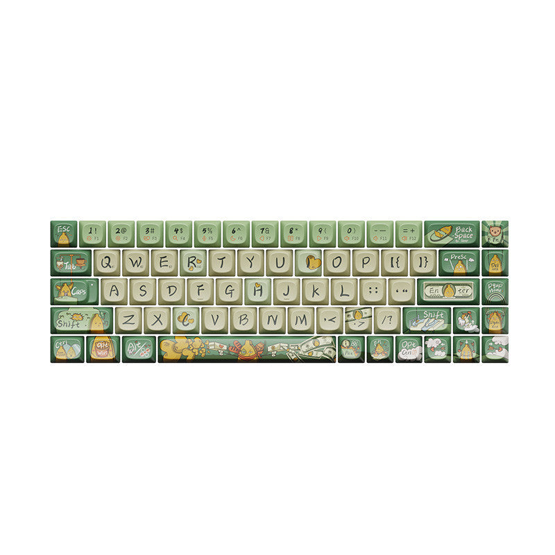 Mechanical Keyboard Original Theme Thermal Sublimation Process Keycaps