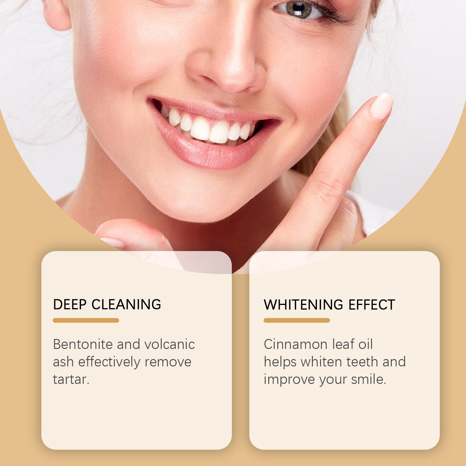 Volcanic Ash Tooth Cleaning Toothpowder Clean Oral Odor Teeth Cleaning Care Beauty Toothpowder