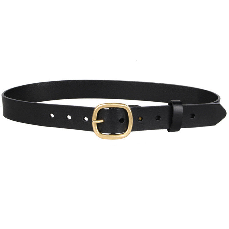 Ceinture Femme Cuir Décoration Polyvalente Boucle Ardillon