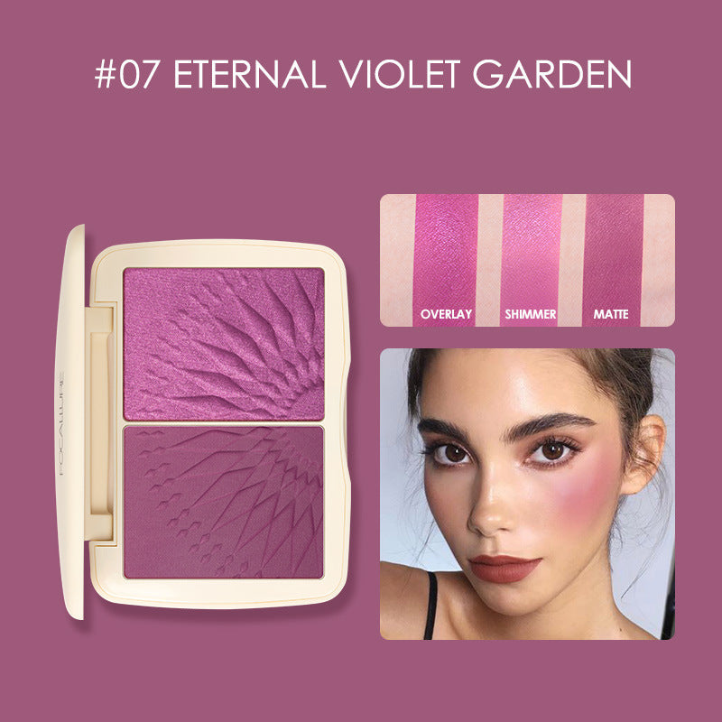 Three-dimensional Light Effect Highlighting Blush Shadow