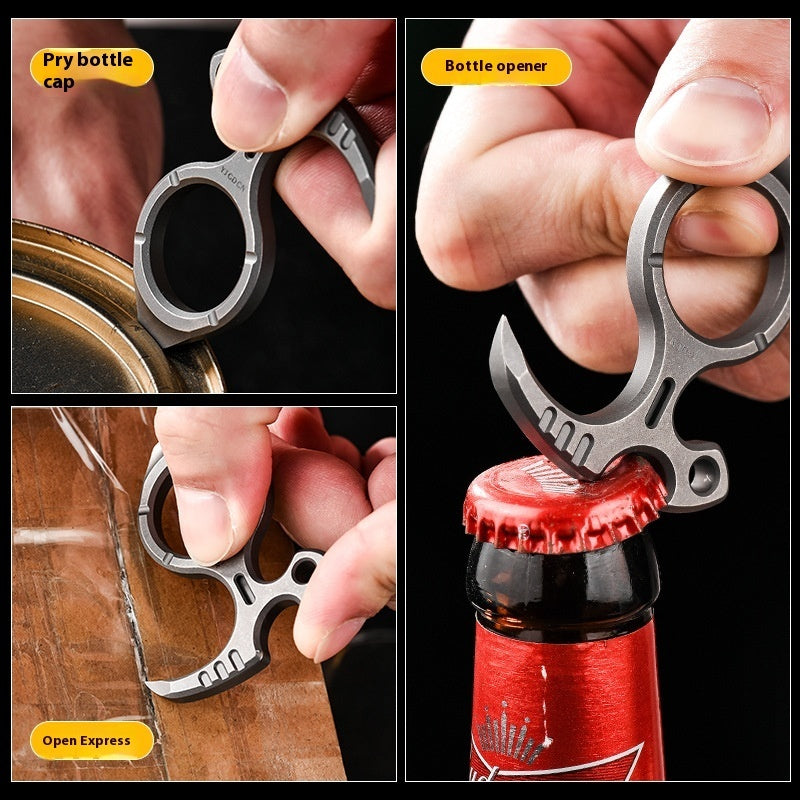 Titanium Alloy Keychain Multifunctional Nail Puller